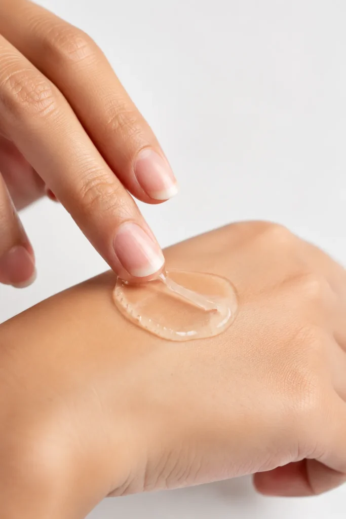 11 Skin Types Secrets for a Better Glow Today 3 Applying lightweight gel moisturizer for oily skin care