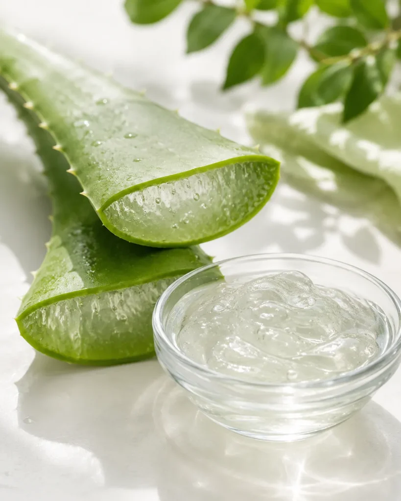 10 Soft Lips Secrets for a Naturally Smooth Smile 9 Fresh aloe vera leaf and gel for soothing irritated, cracked lips