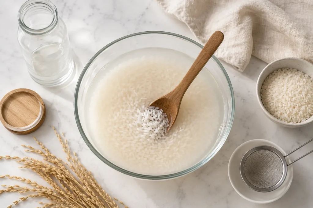 10 Essence Choices for Brighter Skin Fast 10 Homemade rice water essence preparation.