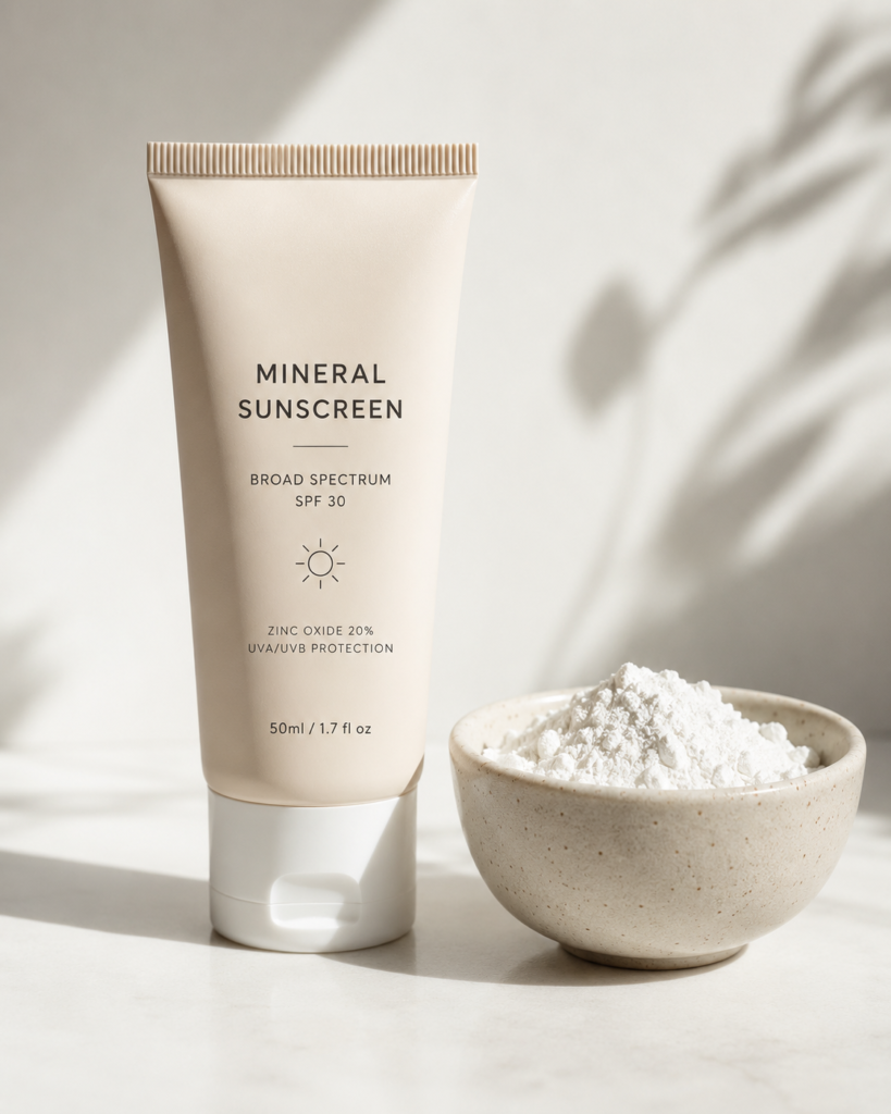11 Sunscreen Ideas for Effortless Daily Sun Protection 8 Mineral sunscreen tube for sensitive and acne prone skin