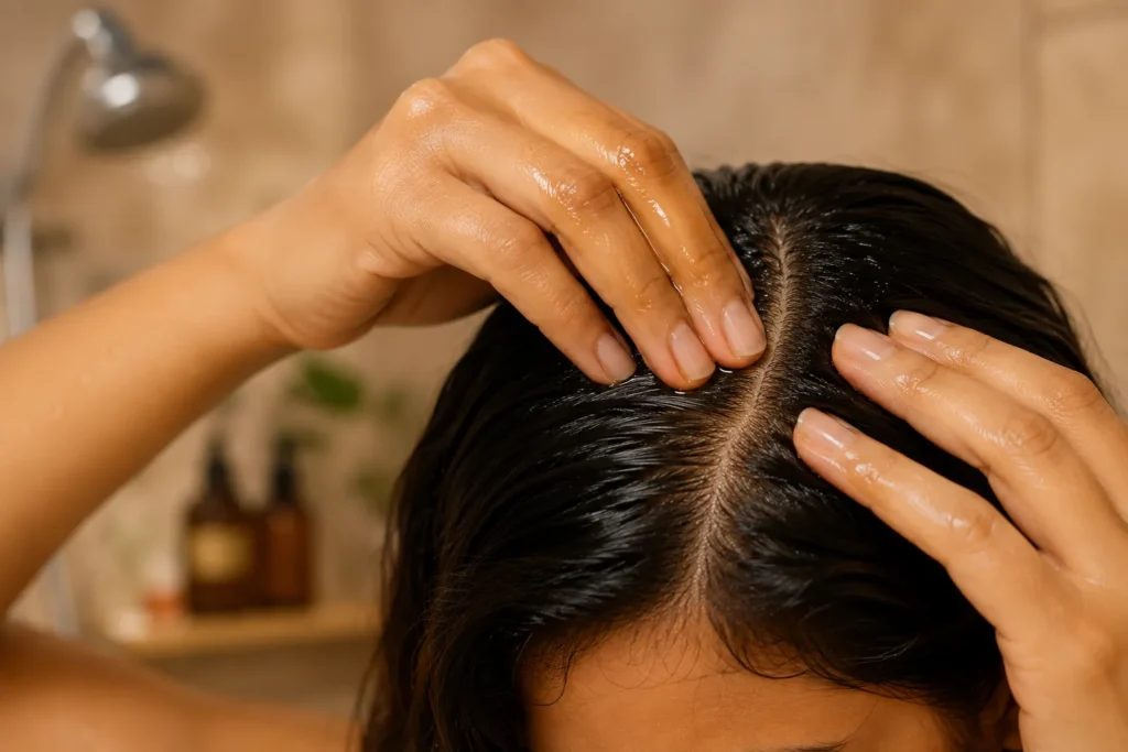 12 Jojoba Oil Benefits for Healthy Glowing Skin 12 Massaging jojoba oil into the scalp before shampooing