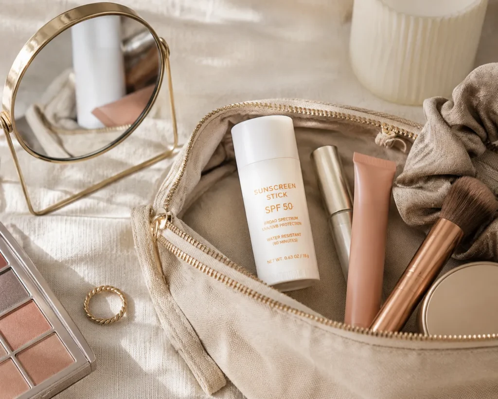 12 SPF 50 Sunscreens for Smooth and Protected Skin 9 Stick sunscreen for quick SPF touch ups over makeup