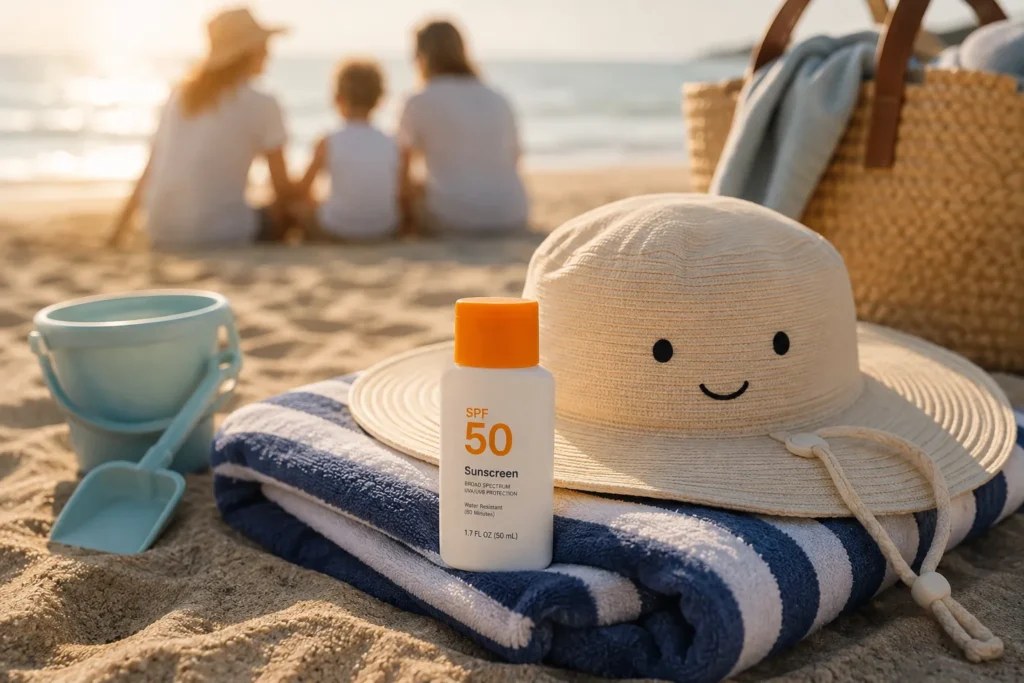 12 SPF 50 Sunscreens for Smooth and Protected Skin 12 Baby safe family friendly SPF 50 sunscreen for beach trips