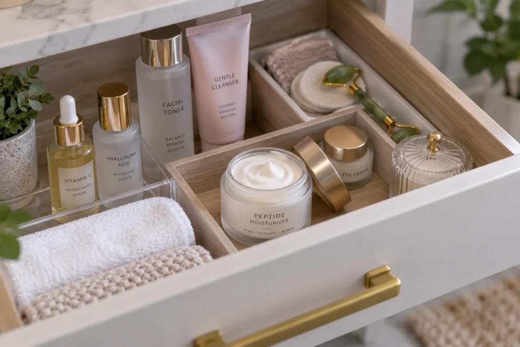 10 Anti Aging Moisturizer Secrets for a Youthful Glow 11 Anti aging skincare products stored properly away from heat and light