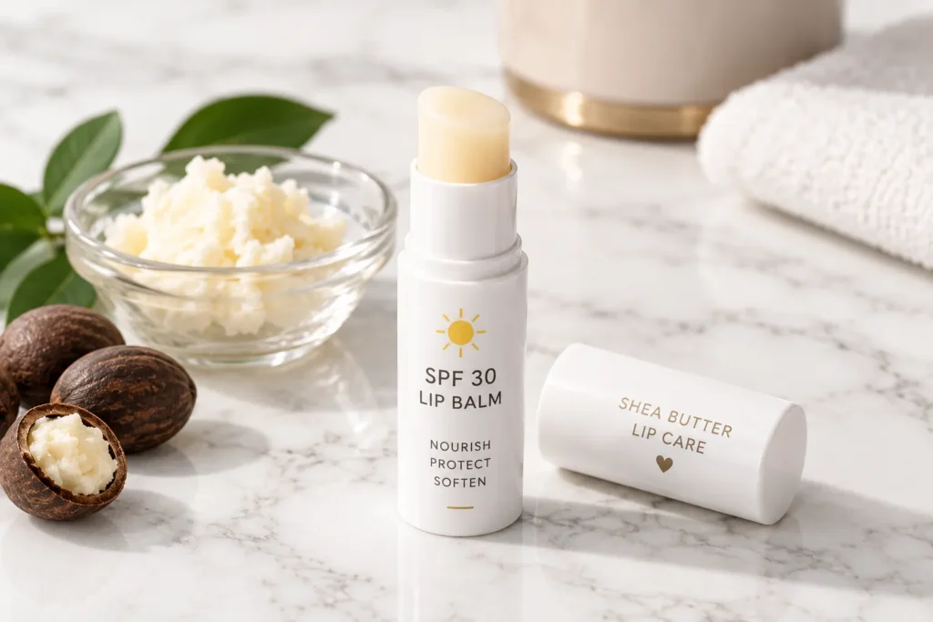 10 Best Lip Sunscreen Tips for Everyday Protection 7 Moisturizing SPF lip balm with shea butter texture